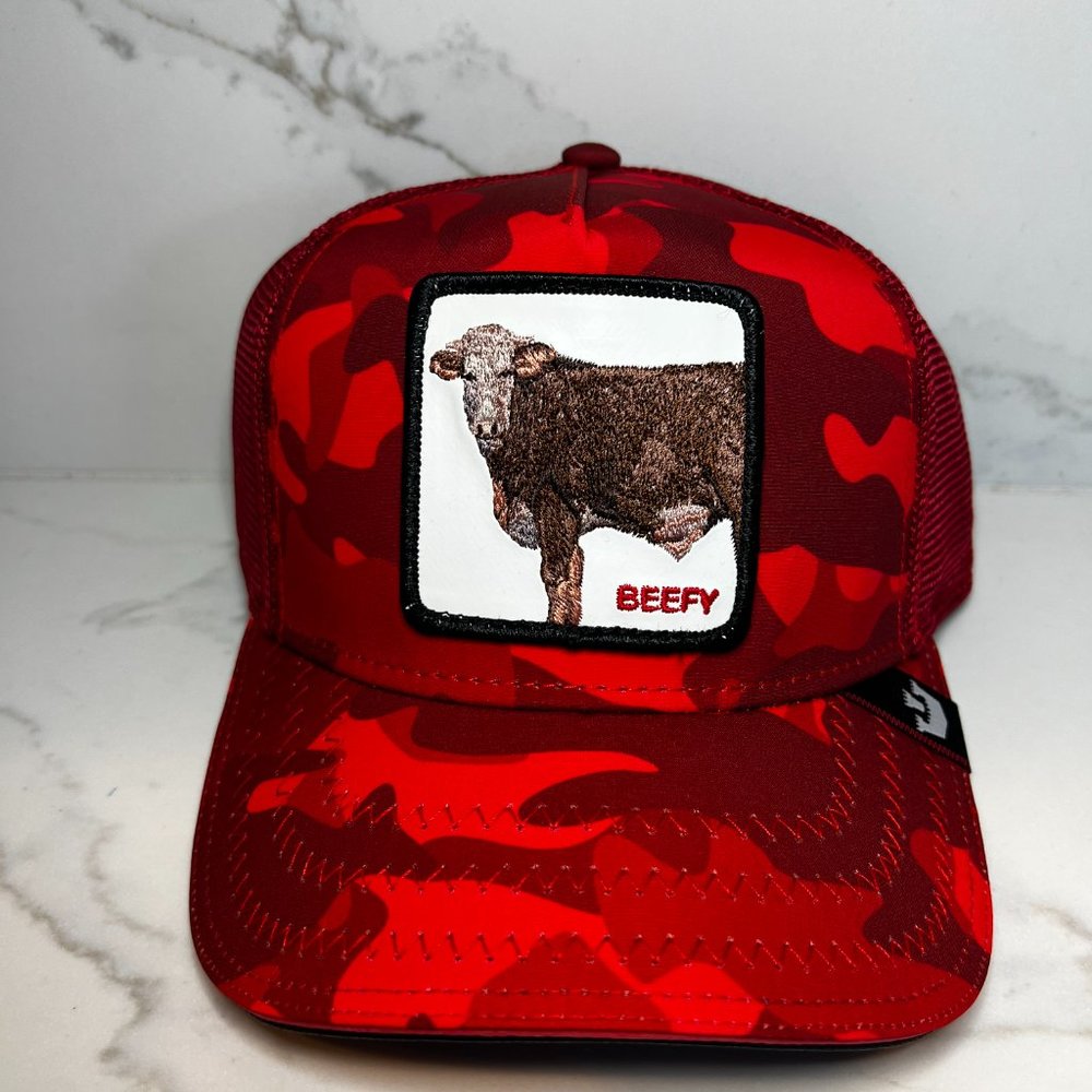 NEW Goorin Bros Farm Trucker Hat - BEEFY BULL